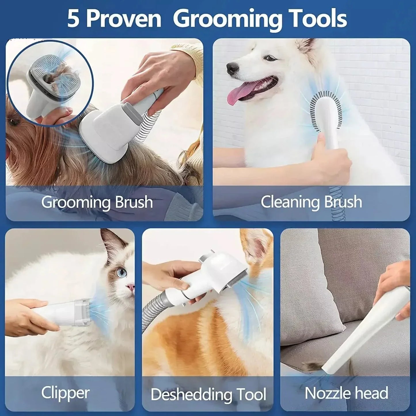 Pawdorablegoods™ Vacuum Pet Brush